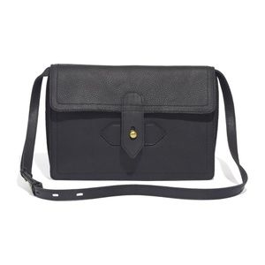 Madewell Sketchbook Black Leather Purse